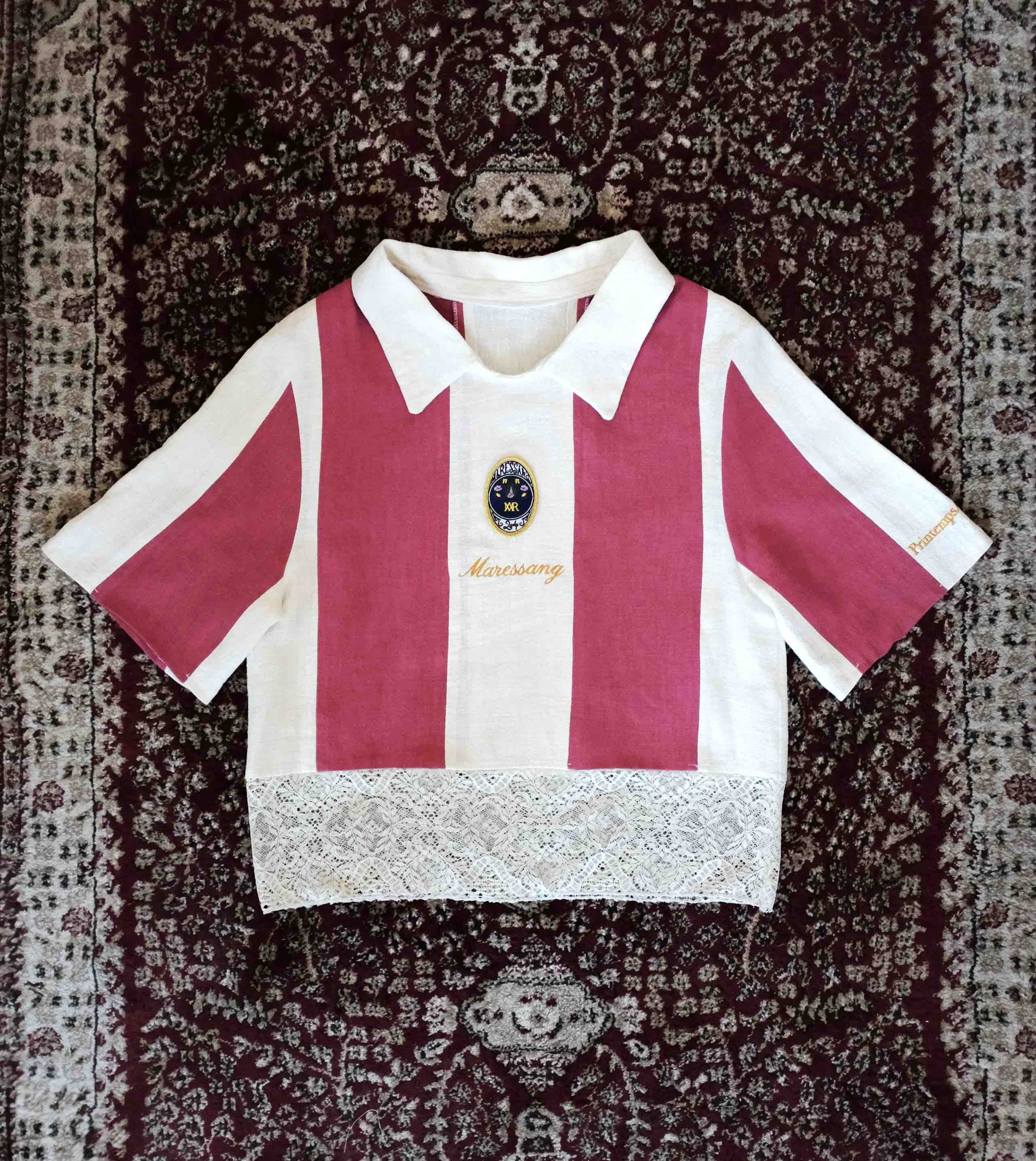 Maillot en lin Fuchsia